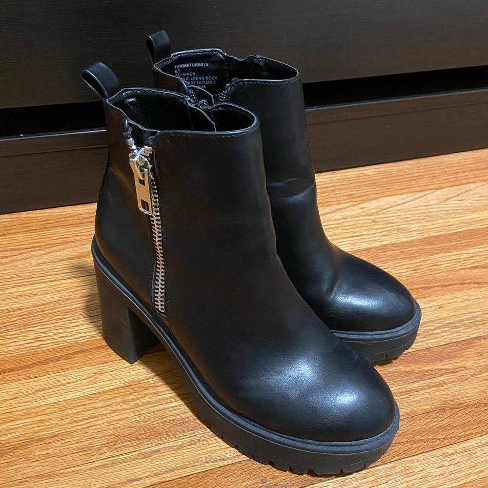 Steve Madden Turbo Zip Bootie.